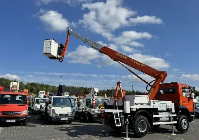 MERCEDES-BENZ Atego 818 E6 4x4 Zwyżka PALFINGER P250 BK Podnośnik Koszowy 