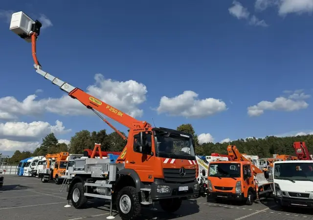 MERCEDES-BENZ Atego 818 E6 4x4 Zwyżka PALFINGER P250 BK Podnośnik Koszowy 