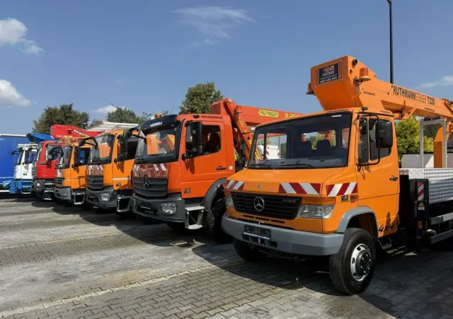 MERCEDES-BENZ Atego 818 E6 4x4 Zwyżka PALFINGER P250 BK Podnośnik Koszowy 