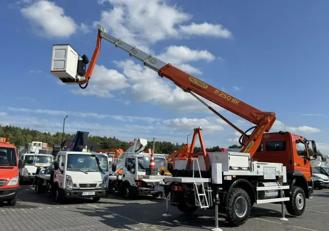MERCEDES-BENZ Atego 818 E6 4x4 Zwyżka PALFINGER P250 BK Podnośnik Koszowy 