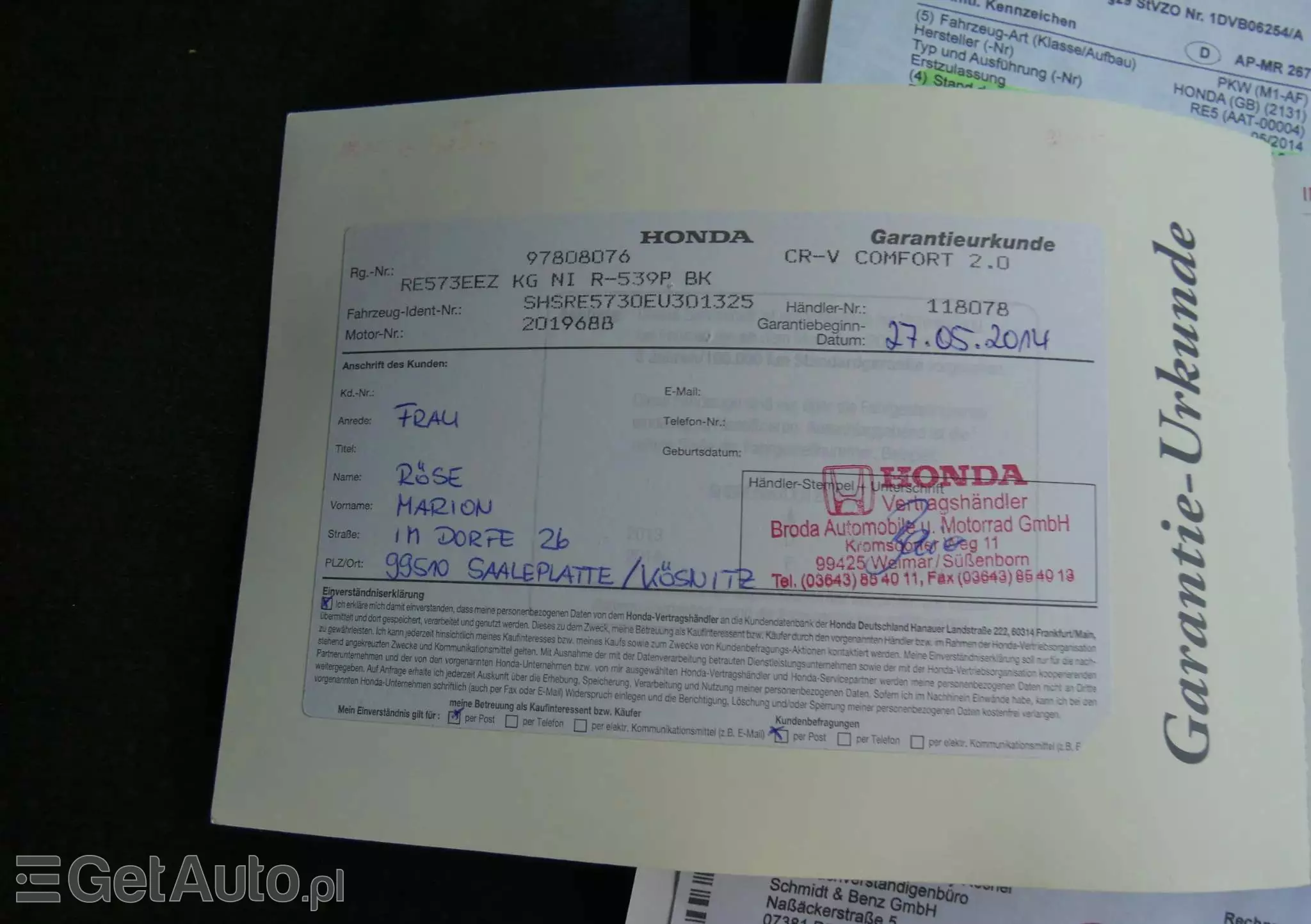 HONDA CR-V 2.0 Elegance (2WD)