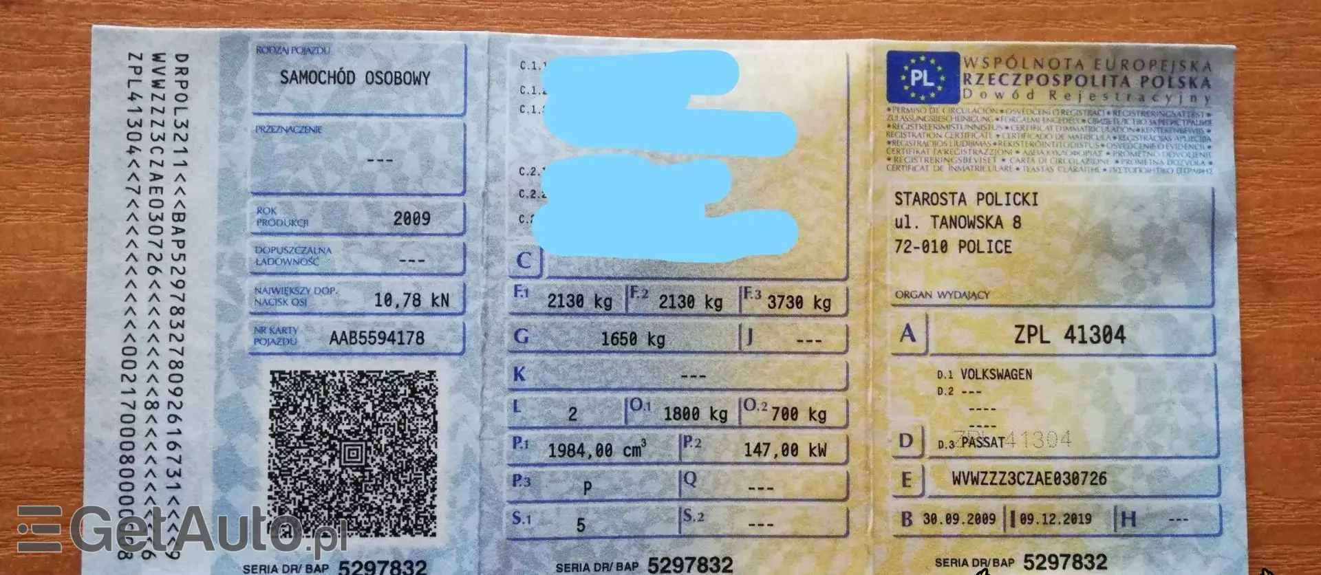 VOLKSWAGEN Passat 2.0 TSI (200 KM)