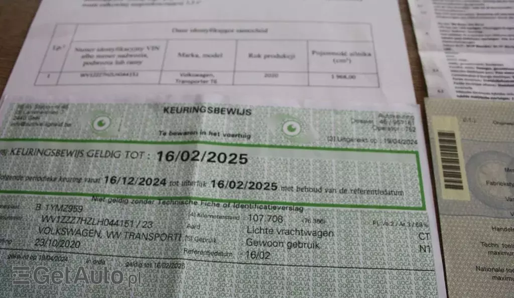 VOLKSWAGEN TRANSPORTER 