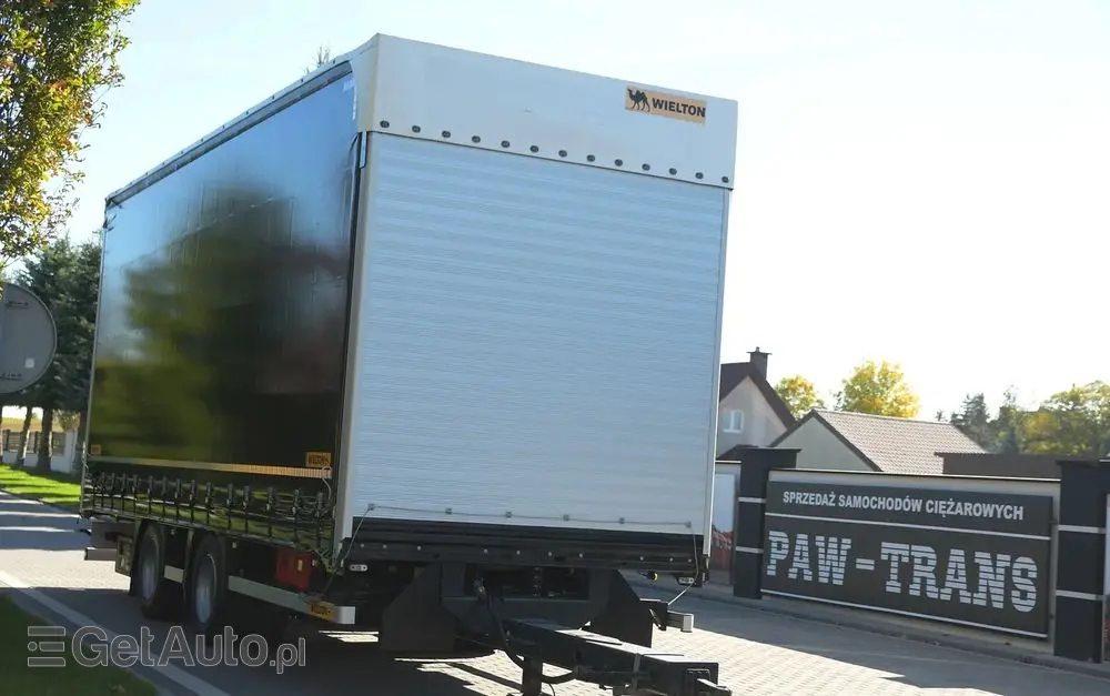 WIELTON PRZYCZEPA///* WIELTON///* TANDEM///* 2020///* 7.75 METRA///* FIRANKA///* DACH PODNOSZONY///* SUPER STAN. 