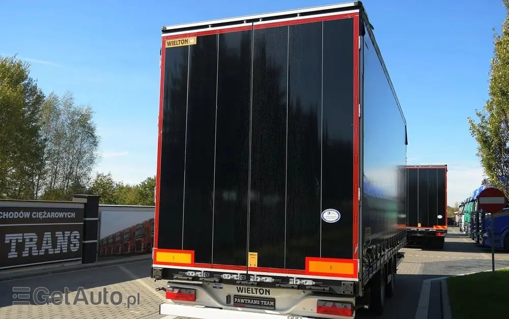WIELTON PRZYCZEPA///* WIELTON///* TANDEM///* 2020///* 7.75 METRA///* FIRANKA///* DACH PODNOSZONY///* SUPER STAN. 