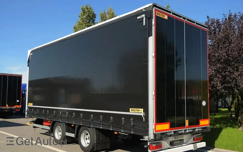 WIELTON PRZYCZEPA///* WIELTON///* TANDEM///* 2020///* 7.75 METRA///* FIRANKA///* DACH PODNOSZONY///* SUPER STAN. 