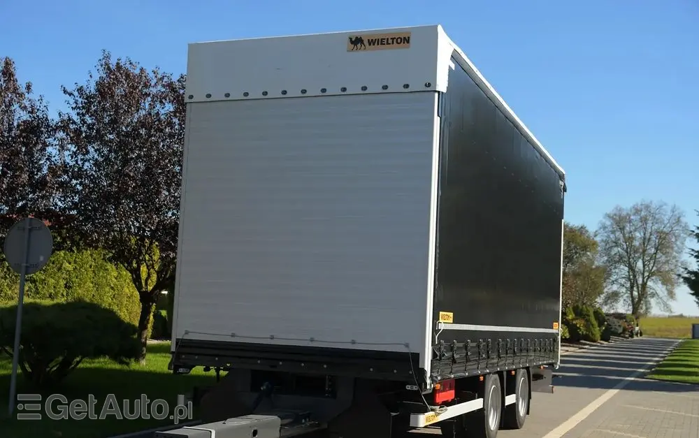WIELTON PRZYCZEPA///* WIELTON///* TANDEM///* 2020///* 7.75 METRA///* FIRANKA///* DACH PODNOSZONY///* SUPER STAN. 