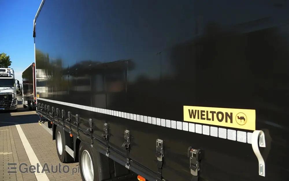 WIELTON PRZYCZEPA///* WIELTON///* TANDEM///* 2020///* 7.75 METRA///* FIRANKA///* DACH PODNOSZONY///* SUPER STAN. 