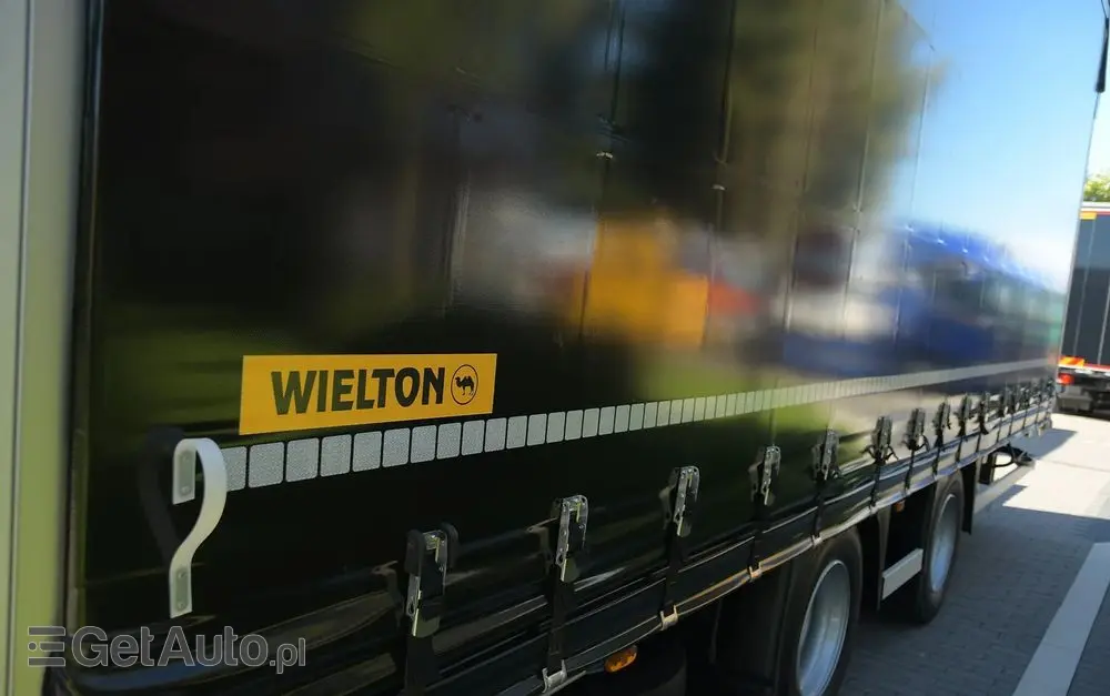 WIELTON PRZYCZEPA///* WIELTON///* TANDEM///* 2020///* 7.75 METRA///* FIRANKA///* DACH PODNOSZONY///* SUPER STAN. 