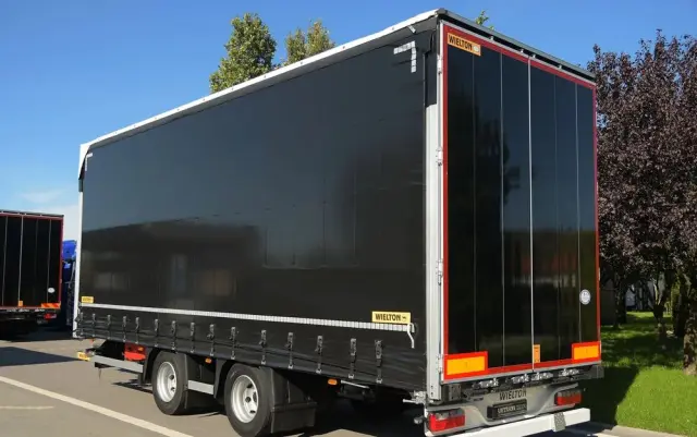 WIELTON PRZYCZEPA///* WIELTON///* TANDEM///* 2020///* 7.75 METRA///* FIRANKA///* DACH PODNOSZONY///* SUPER STAN. 