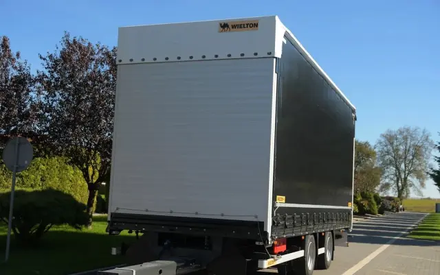 WIELTON PRZYCZEPA///* WIELTON///* TANDEM///* 2020///* 7.75 METRA///* FIRANKA///* DACH PODNOSZONY///* SUPER STAN. 