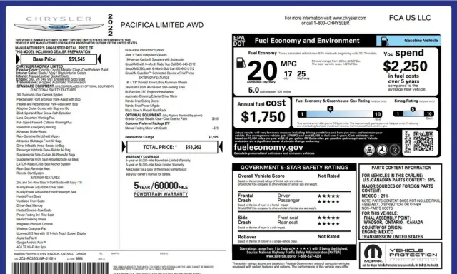 CHRYSLER Pacifica 