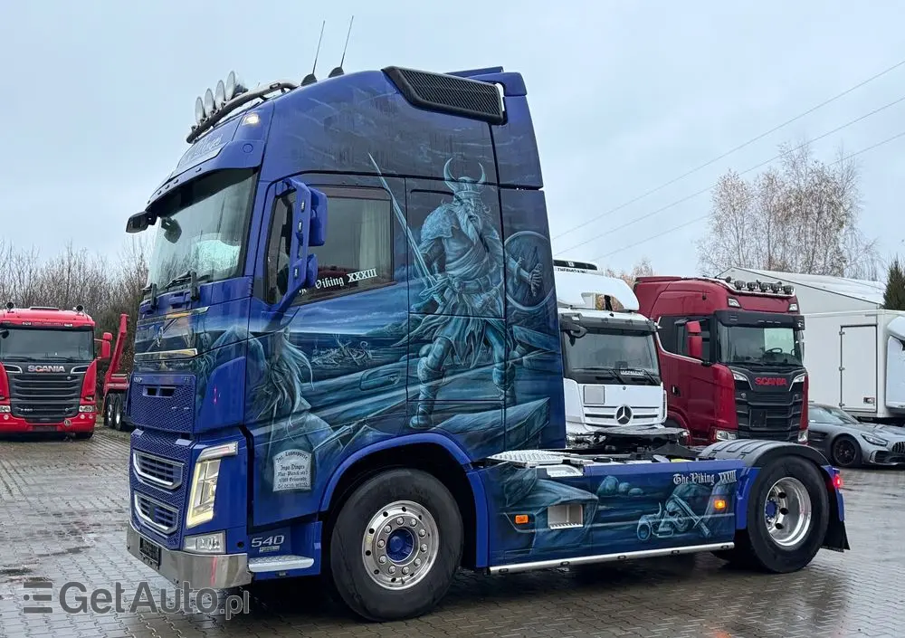 VOLVO 540 XL z Niemiec aerograf TV Show Truck pełne wyposażenie skóry 