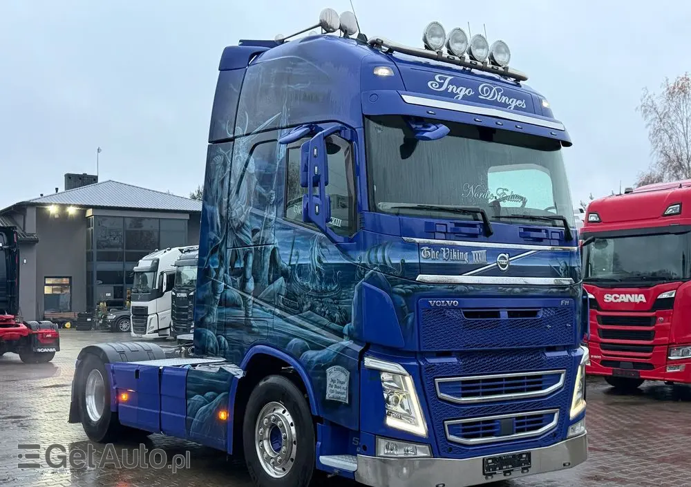 VOLVO 540 XL z Niemiec aerograf TV Show Truck pełne wyposażenie skóry 