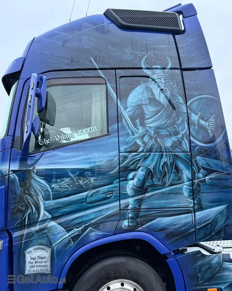 VOLVO 540 XL z Niemiec aerograf TV Show Truck pełne wyposażenie skóry 