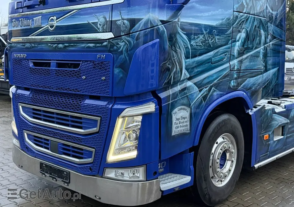 VOLVO 540 XL z Niemiec aerograf TV Show Truck pełne wyposażenie skóry 