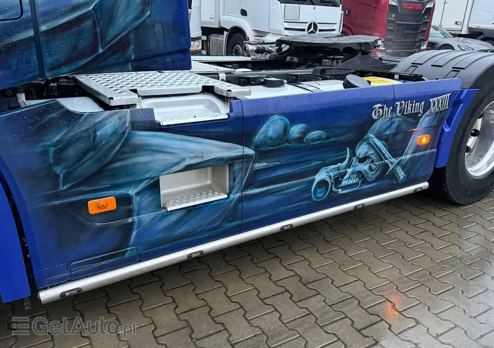 VOLVO 540 XL z Niemiec aerograf TV Show Truck pełne wyposażenie skóry 