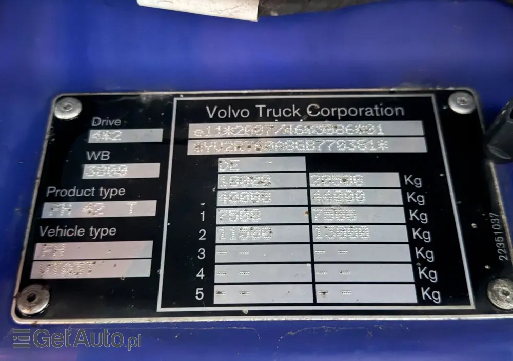 VOLVO 540 XL z Niemiec aerograf TV Show Truck pełne wyposażenie skóry 