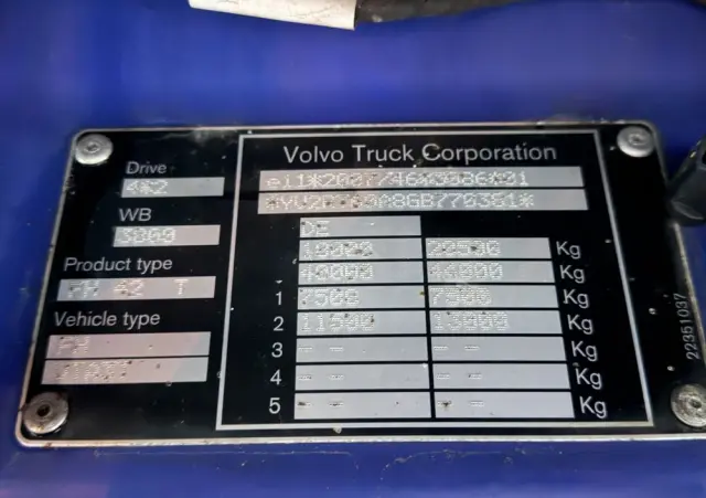 VOLVO 540 XL z Niemiec aerograf TV Show Truck pełne wyposażenie skóry 