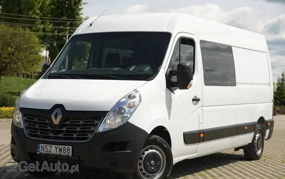 RENAULT MASTER 2.3 130KM * Salon PL * L3H2 * BRYGADOWY * 7 osób 