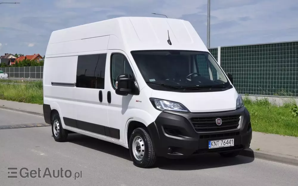 FIAT Ducato 2.3 140 KM L3H3 Brygadowy 7 os Krajowy Bezwypadkowy I Właściciel Mały Przebieg 