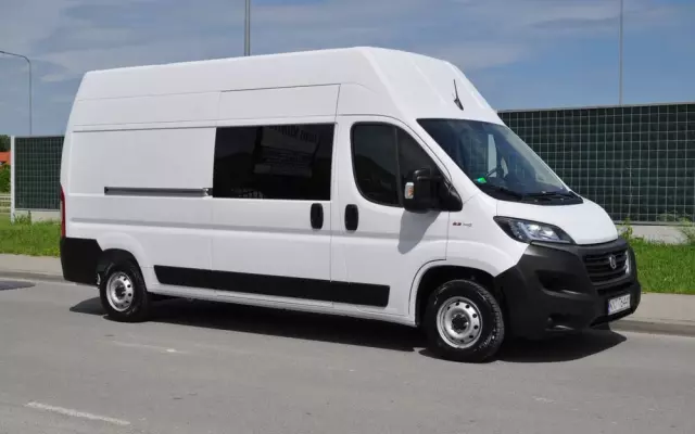 FIAT Ducato 2.3 140 KM L3H3 Brygadowy 7 os Krajowy Bezwypadkowy I Właściciel Mały Przebieg 