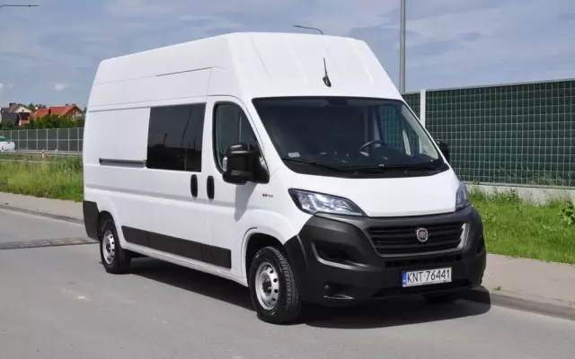 FIAT Ducato 2.3 140 KM L3H3 Brygadowy 7 os Krajowy Bezwypadkowy I Właściciel Mały Przebieg 