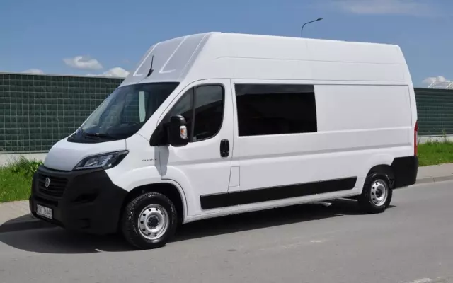 FIAT Ducato 2.3 140 KM L3H3 Brygadowy 7 os Krajowy Bezwypadkowy I Właściciel Mały Przebieg 
