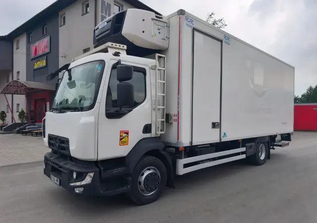 RENAULT GAMA D 14.210  chłodnia izoterma 16 palet poduszka 