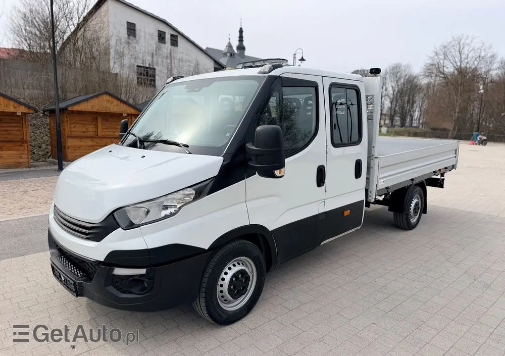 IVECO DAILY 35C14 WYWROTKA TROJSTRONNA PODWÓJNA KABINA DOKA 7 MIEJSC TEMPOMAT  KLIMATYZACJA 140KM Doka Euro 6 