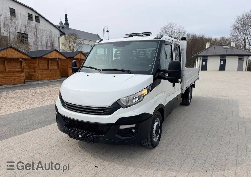 IVECO DAILY 35C14 WYWROTKA TROJSTRONNA PODWÓJNA KABINA DOKA 7 MIEJSC TEMPOMAT  KLIMATYZACJA 140KM Doka Euro 6 