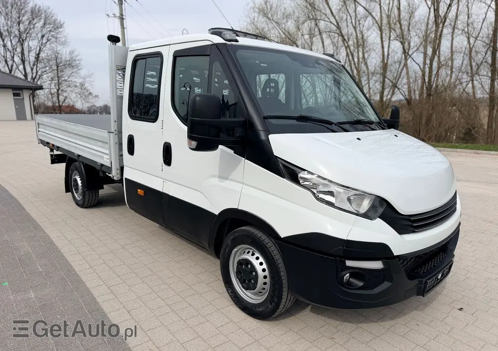 IVECO DAILY 35C14 WYWROTKA TROJSTRONNA PODWÓJNA KABINA DOKA 7 MIEJSC TEMPOMAT  KLIMATYZACJA 140KM Doka Euro 6 