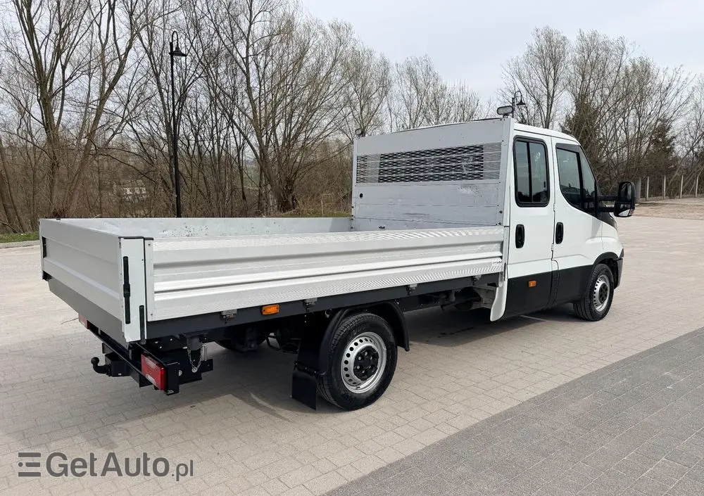IVECO DAILY 35C14 WYWROTKA TROJSTRONNA PODWÓJNA KABINA DOKA 7 MIEJSC TEMPOMAT  KLIMATYZACJA 140KM Doka Euro 6 