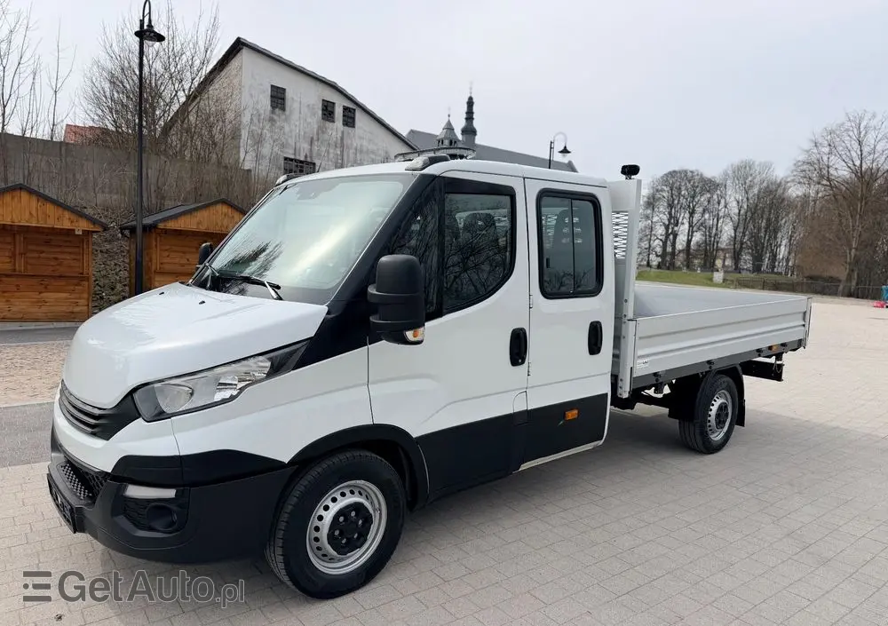 IVECO DAILY 35C14 WYWROTKA TROJSTRONNA PODWÓJNA KABINA DOKA 7 MIEJSC TEMPOMAT  KLIMATYZACJA 140KM Doka Euro 6 