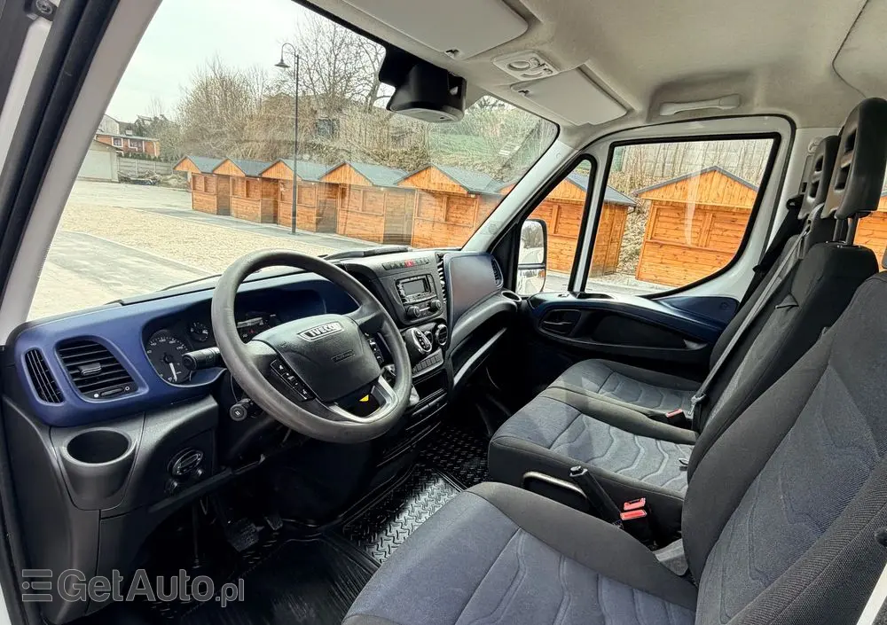IVECO DAILY 35C14 WYWROTKA TROJSTRONNA PODWÓJNA KABINA DOKA 7 MIEJSC TEMPOMAT  KLIMATYZACJA 140KM Doka Euro 6 
