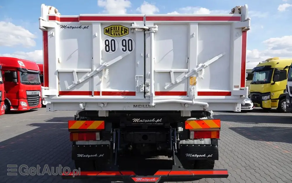 IVECO TRAKKER / 8x4 / WYWROTKA / HYDROBURTA / BORDMATIC / EURO 6 / MEILLER KIPPER 