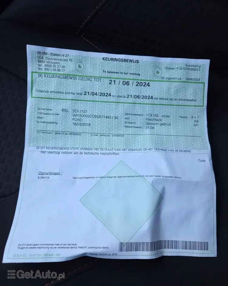 FORD Focus 1.0 EcoBoost ST-Line Red ASS