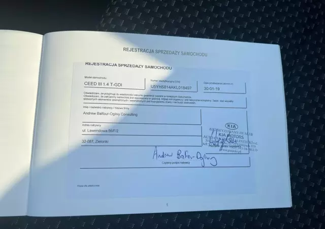 KIA Ceed 1.4 T-GDI L Business Line