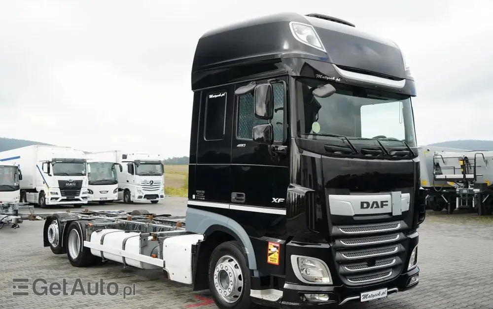 DAF XF 480 / BDF / 6X2 / SSC / KLIMATYZACJA POSTOJOWA / OŚ PODNOSZONA / PO KONTRAKCIE SERWISOWYM 