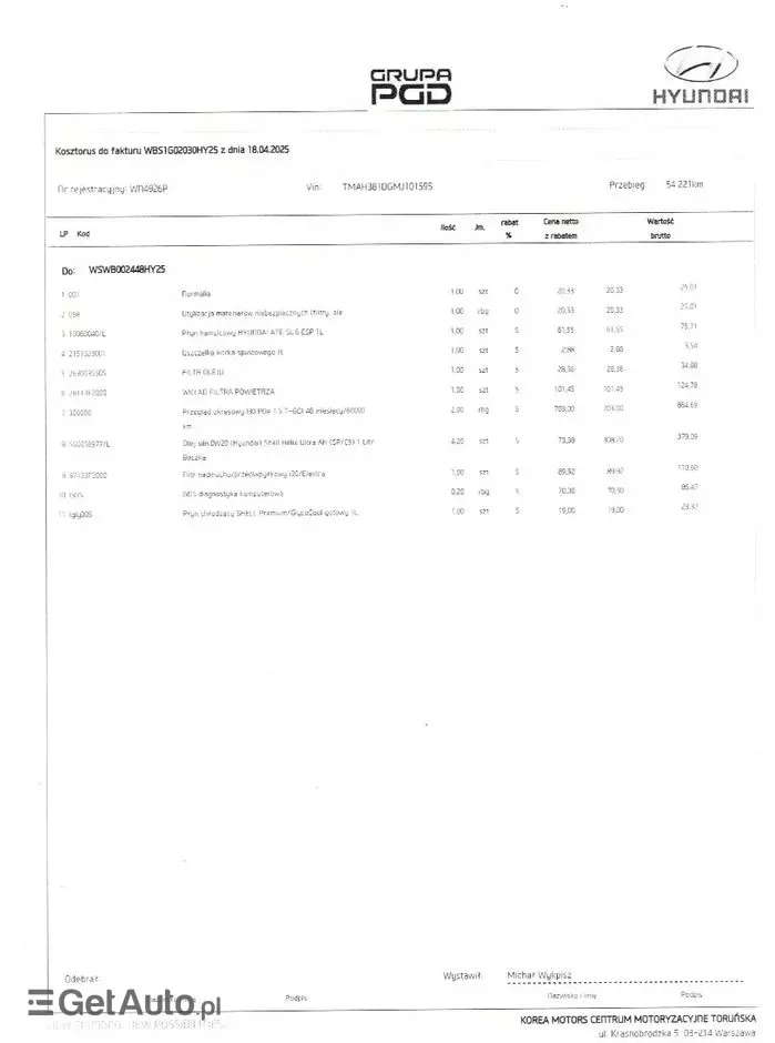 HYUNDAI I30 1.5 T-GDI 48V Comfort DCT