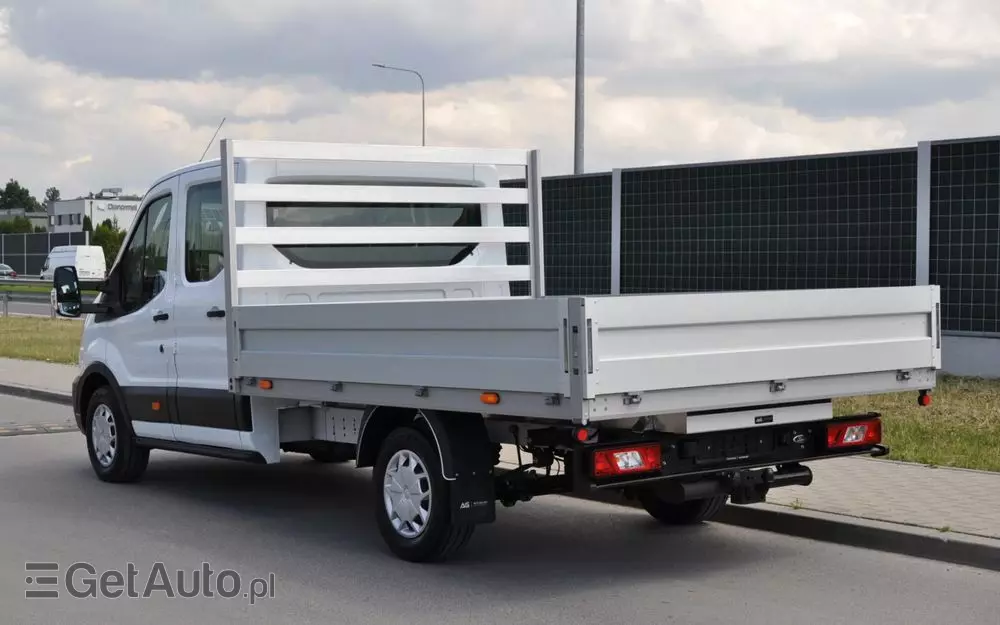 FORD TRANSIT L3 7 OSOBOWY FABRYCZNIE NOWY !!! DOSTĘPNY OD RĘKI !!! DOKA DUBEL KABINA PODWÓJNA KABINA + SKRZYNIA HAK 