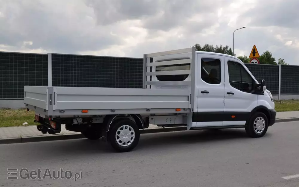 FORD TRANSIT L3 7 OSOBOWY FABRYCZNIE NOWY !!! DOSTĘPNY OD RĘKI !!! DOKA DUBEL KABINA PODWÓJNA KABINA + SKRZYNIA HAK 