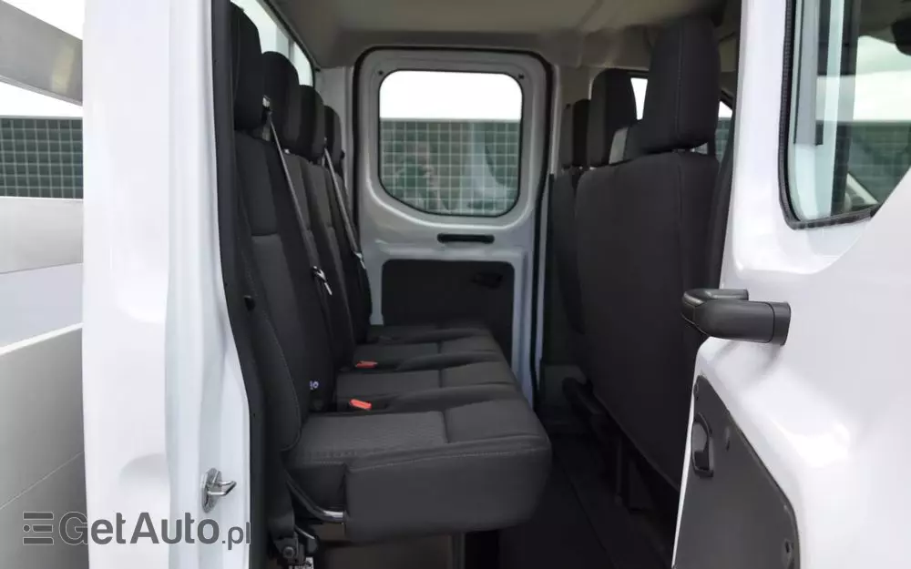 FORD TRANSIT L3 7 OSOBOWY FABRYCZNIE NOWY !!! DOSTĘPNY OD RĘKI !!! DOKA DUBEL KABINA PODWÓJNA KABINA + SKRZYNIA HAK 