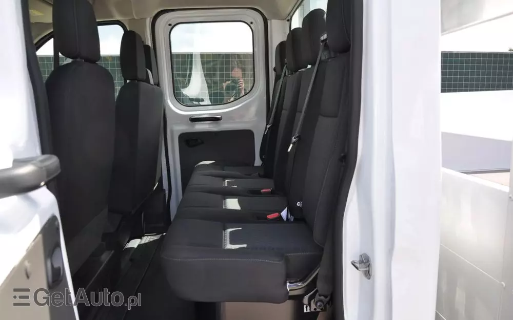 FORD TRANSIT L3 7 OSOBOWY FABRYCZNIE NOWY !!! DOSTĘPNY OD RĘKI !!! DOKA DUBEL KABINA PODWÓJNA KABINA + SKRZYNIA HAK 