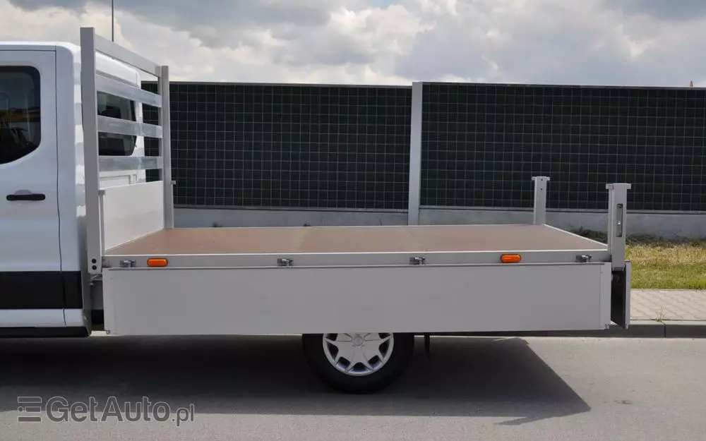 FORD TRANSIT L3 7 OSOBOWY FABRYCZNIE NOWY !!! DOSTĘPNY OD RĘKI !!! DOKA DUBEL KABINA PODWÓJNA KABINA + SKRZYNIA HAK 