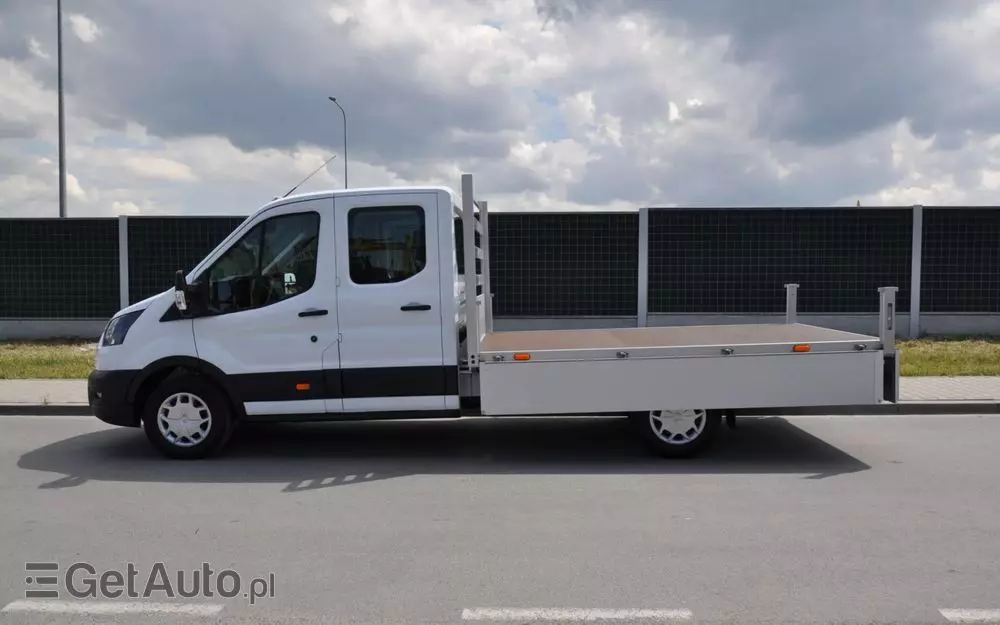 FORD TRANSIT L3 7 OSOBOWY FABRYCZNIE NOWY !!! DOSTĘPNY OD RĘKI !!! DOKA DUBEL KABINA PODWÓJNA KABINA + SKRZYNIA HAK 