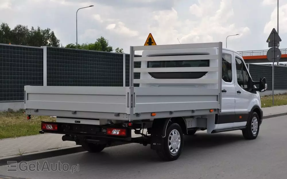 FORD TRANSIT L3 7 OSOBOWY FABRYCZNIE NOWY !!! DOSTĘPNY OD RĘKI !!! DOKA DUBEL KABINA PODWÓJNA KABINA + SKRZYNIA HAK 