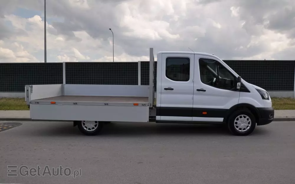 FORD TRANSIT L3 7 OSOBOWY FABRYCZNIE NOWY !!! DOSTĘPNY OD RĘKI !!! DOKA DUBEL KABINA PODWÓJNA KABINA + SKRZYNIA HAK 