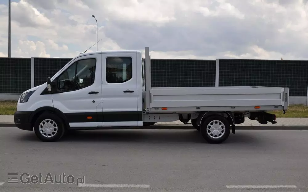 FORD TRANSIT L3 7 OSOBOWY FABRYCZNIE NOWY !!! DOSTĘPNY OD RĘKI !!! DOKA DUBEL KABINA PODWÓJNA KABINA + SKRZYNIA HAK 