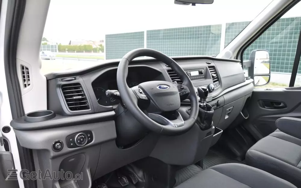 FORD TRANSIT L3 7 OSOBOWY FABRYCZNIE NOWY !!! DOSTĘPNY OD RĘKI !!! DOKA DUBEL KABINA PODWÓJNA KABINA + SKRZYNIA HAK 